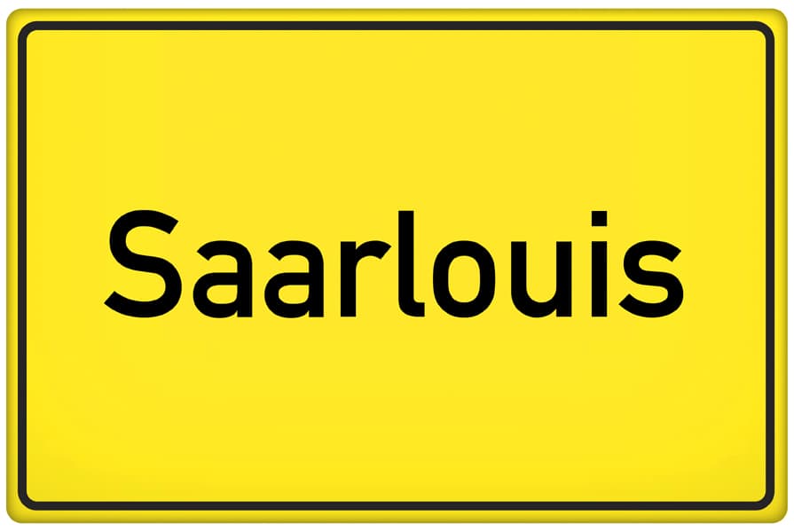 F Saarlouis 1 neu (jpg) | Motiv ©qualitystock - Fotolia.com | © Fotolia.com, Februar 2014 Ortsschild der Stadt Saarlouis. | Motiv ©qualitystock - Fotolia.com | © Fotolia.com, Februar 2014